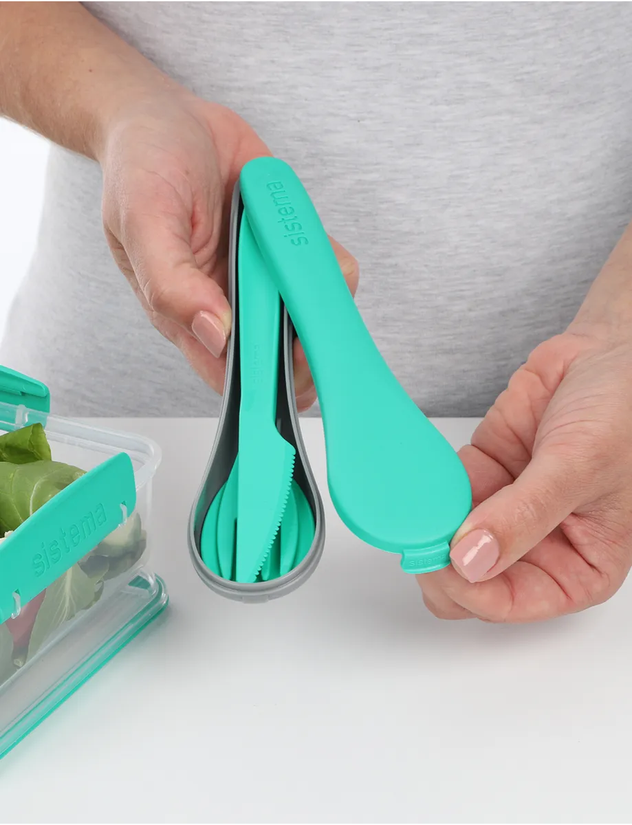 Portable Travel Cutlery Set - Stainless Steel Utensils with Case | Perfect for Camping, Picnics & On-the-Go Meals