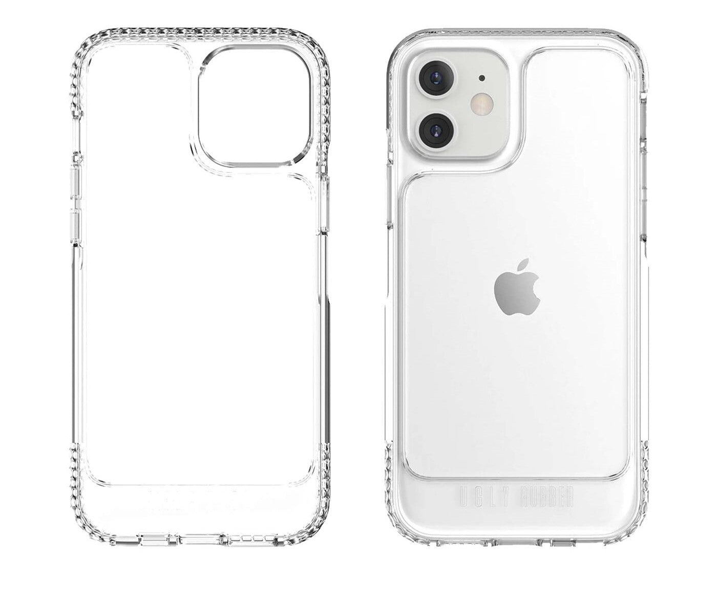 Ugly Rubber U Model Bumper Clear Case for iPhone 11 - Shockproof Protective Cover for Everyday Use & Outdoor Activities
