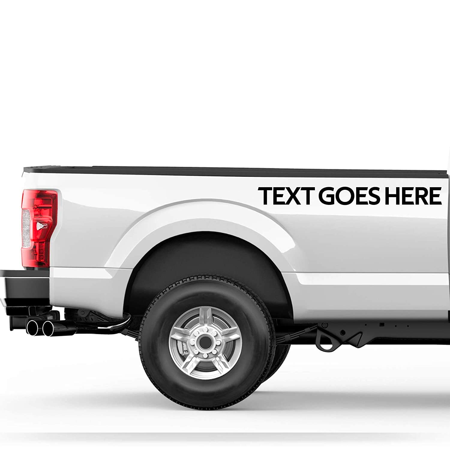 Custom Truck Bed Lettering Decal Sticker - Personalized Vinyl Decals for Pickup Trucks - Perfect for Business Advertising & Brand Promotion - Ideal for Work Trucks, Fleet Vehicles & Outdoor Enthusiasts