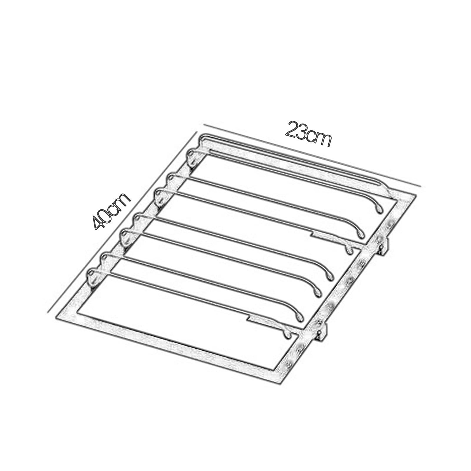 Stainless Steel Under Cabinet Stemware Rack - Hanging Wine Glass Holder for Kitchen, Bar, Pub - Decorative Wine Glass Storage & Display Shelf (White) - Perfect for Organizing Wine Glasses in Small Spaces & Adding Elegance to Your Home Bar