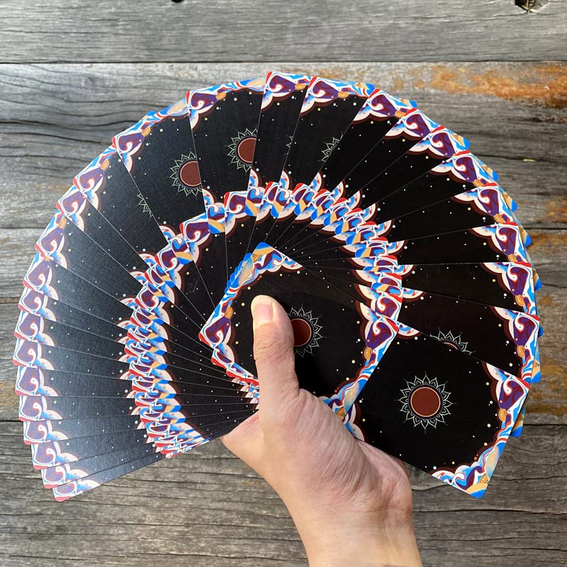 Premium Huxuan Yini Cardistry Playing Cards - Unique Poker Deck for Magic Tricks, Card Games & Party Fun - Ideal for Kids & Adults - Perfect for Card Flourishes, Poker Nights & Magic Shows