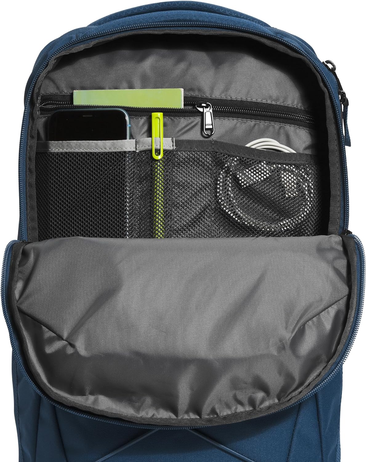 The North Face Jester Backpack - Durable Laptop Backpack for School, Travel & Hiking | Water-Resistant Daypack with USB Charging Port
