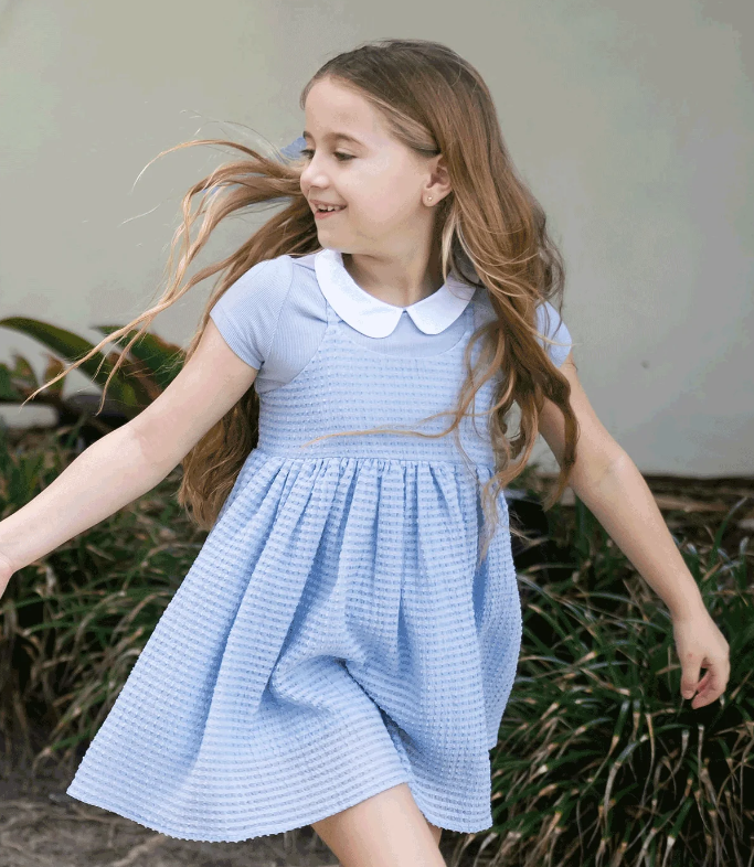 COCO BLANC Textured Knit Jumper for Girls (Ages 2-12 Years) - Soft & Stylish Winter Sweater for School, Playdates & Holiday Outfits