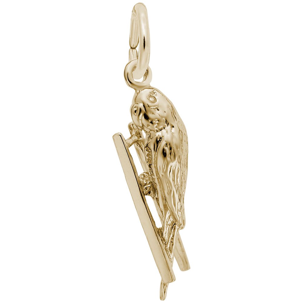 Budgie Charm for Jewelry Making - Handmade Bird Pendant for Bracelets & Necklaces - Perfect for DIY Crafting, Gifts, and Boho Fashion Accessories