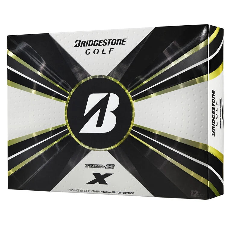 Premium Bridgestone Tour B X Golf Balls - High Performance for Low Spin & Long Distance - Perfect for Competitive Play & Practice Sessions