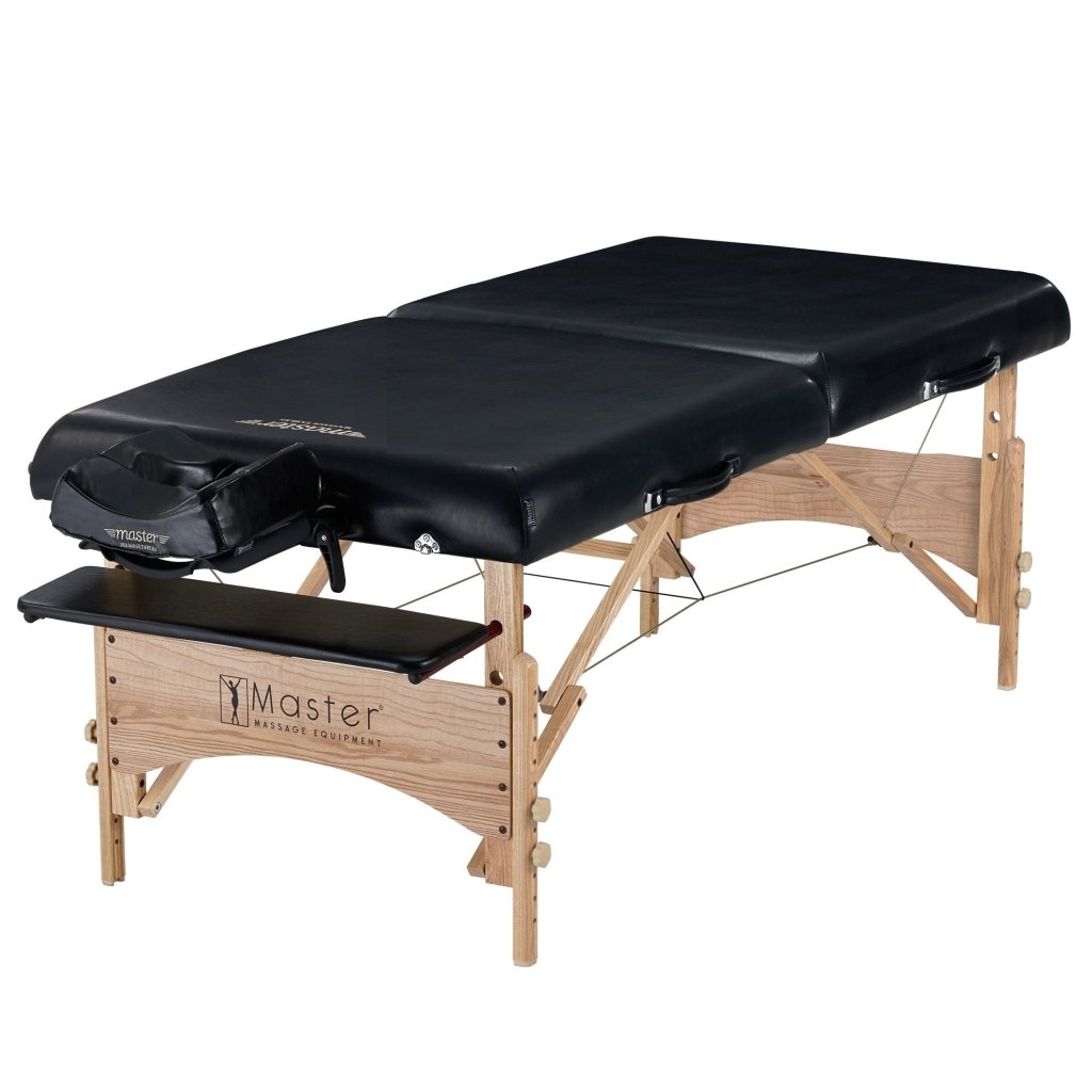 32'' Gibraltar XXL Portable Massage Table with Adjustable Height & Ambient Light System - Professional Spa, Home Massage & Physical Therapy Use