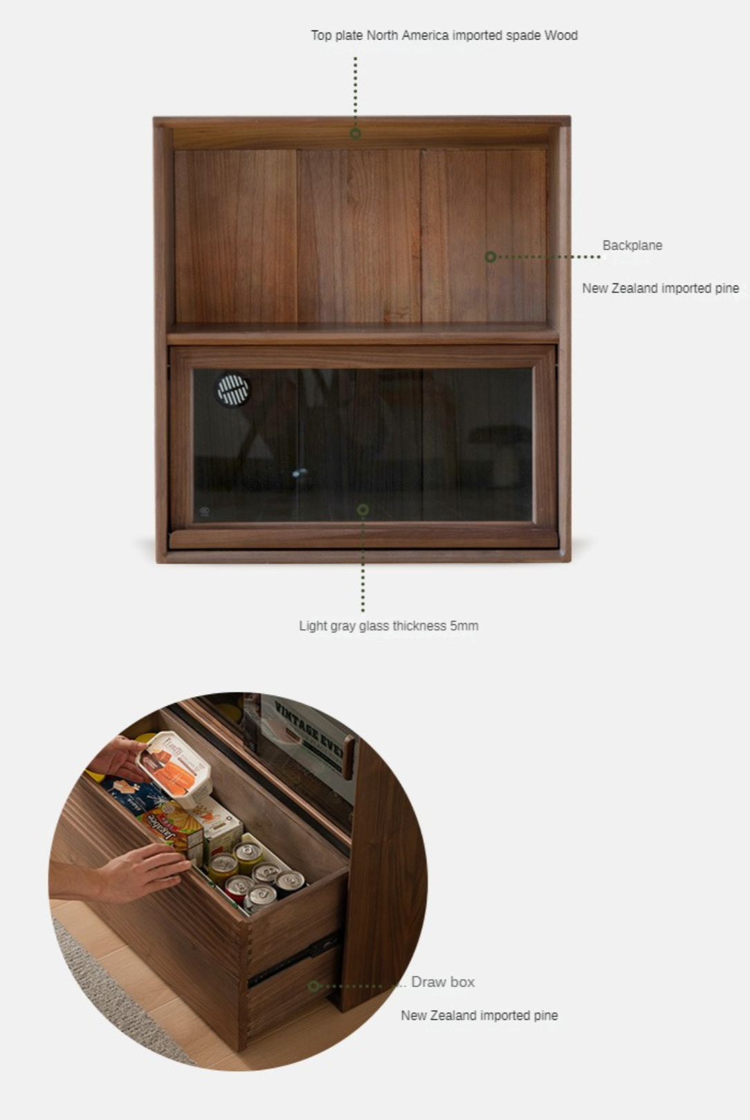 Premium Solid Oak & Black Walnut Modular Bookcase - Modern Luxury Wooden Bookshelf for Home Office, Living Room, and Library Organization