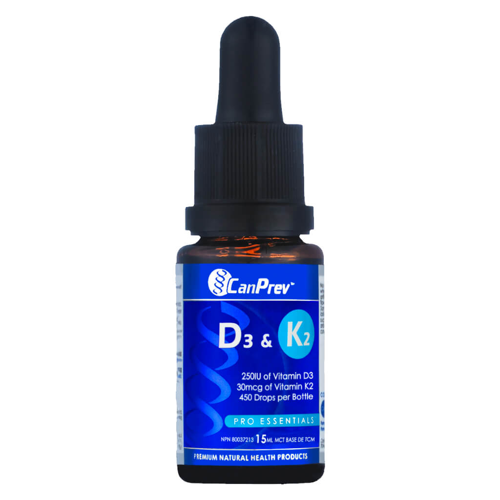 Premium Vitamin D3 & K2 Liquid Drops (K2Vital) - Supports Bone & Heart Health - Easy Absorption Supplement for Adults & Seniors - Ideal for Home, Office & Travel Use