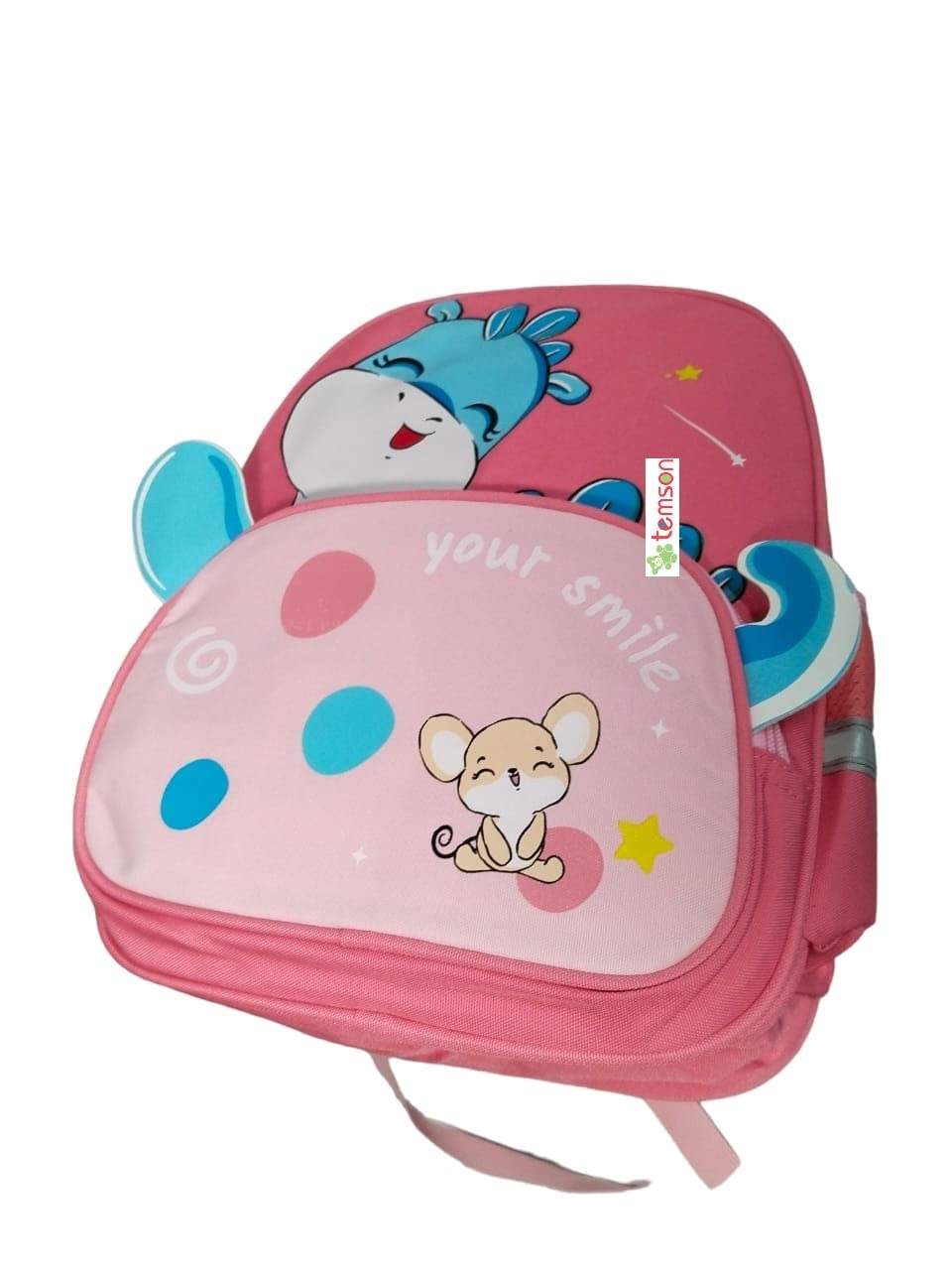 TEMSON Kids Backpack - Lightweight School Bag for Boys & Girls, Perfect for Daily Use & Travel
