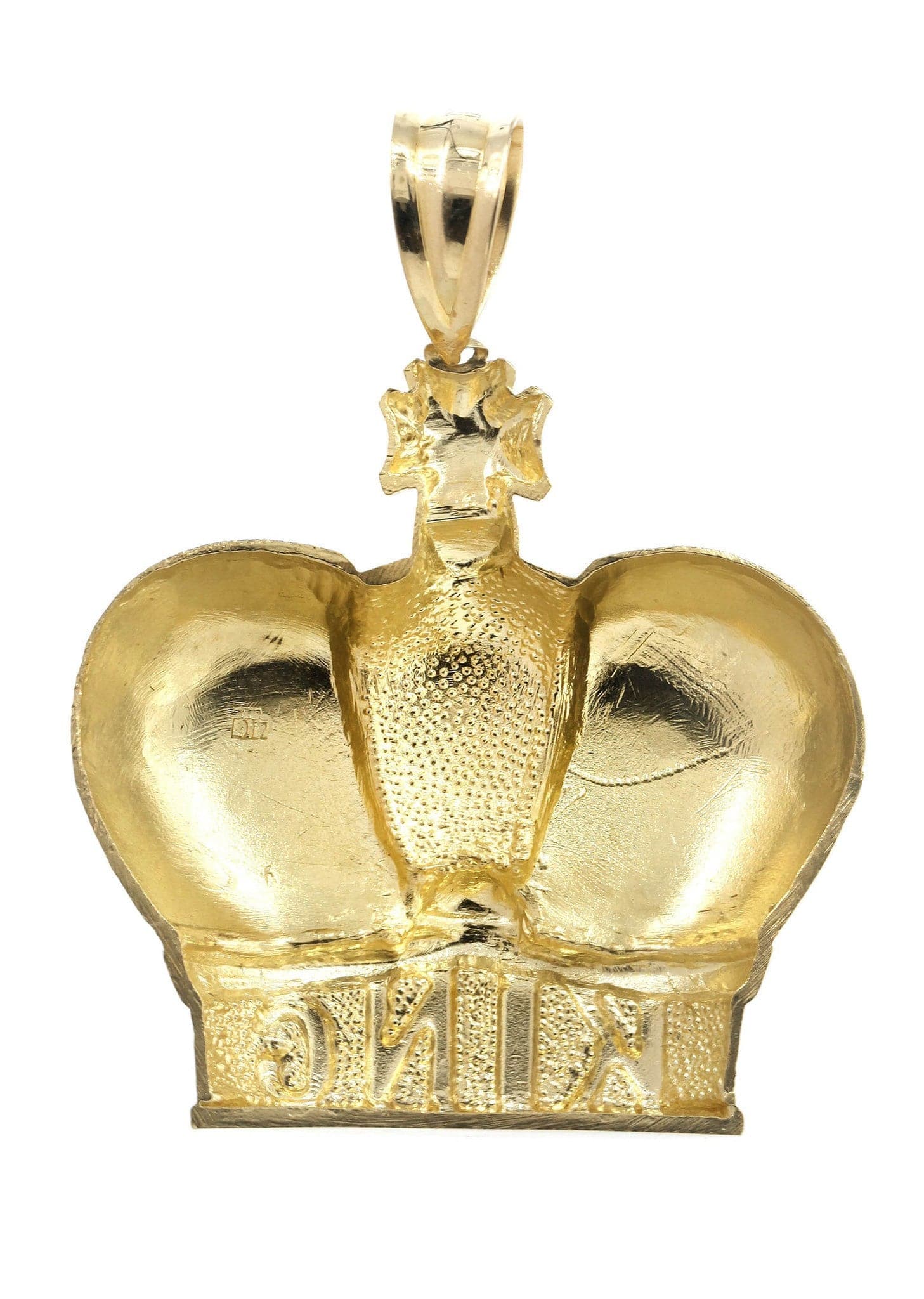 10K Gold Crown Pendant Necklace - 27.7 Grams Solid Gold Jewelry for Men & Women - Perfect for Gifts, Anniversaries and Special Occasions