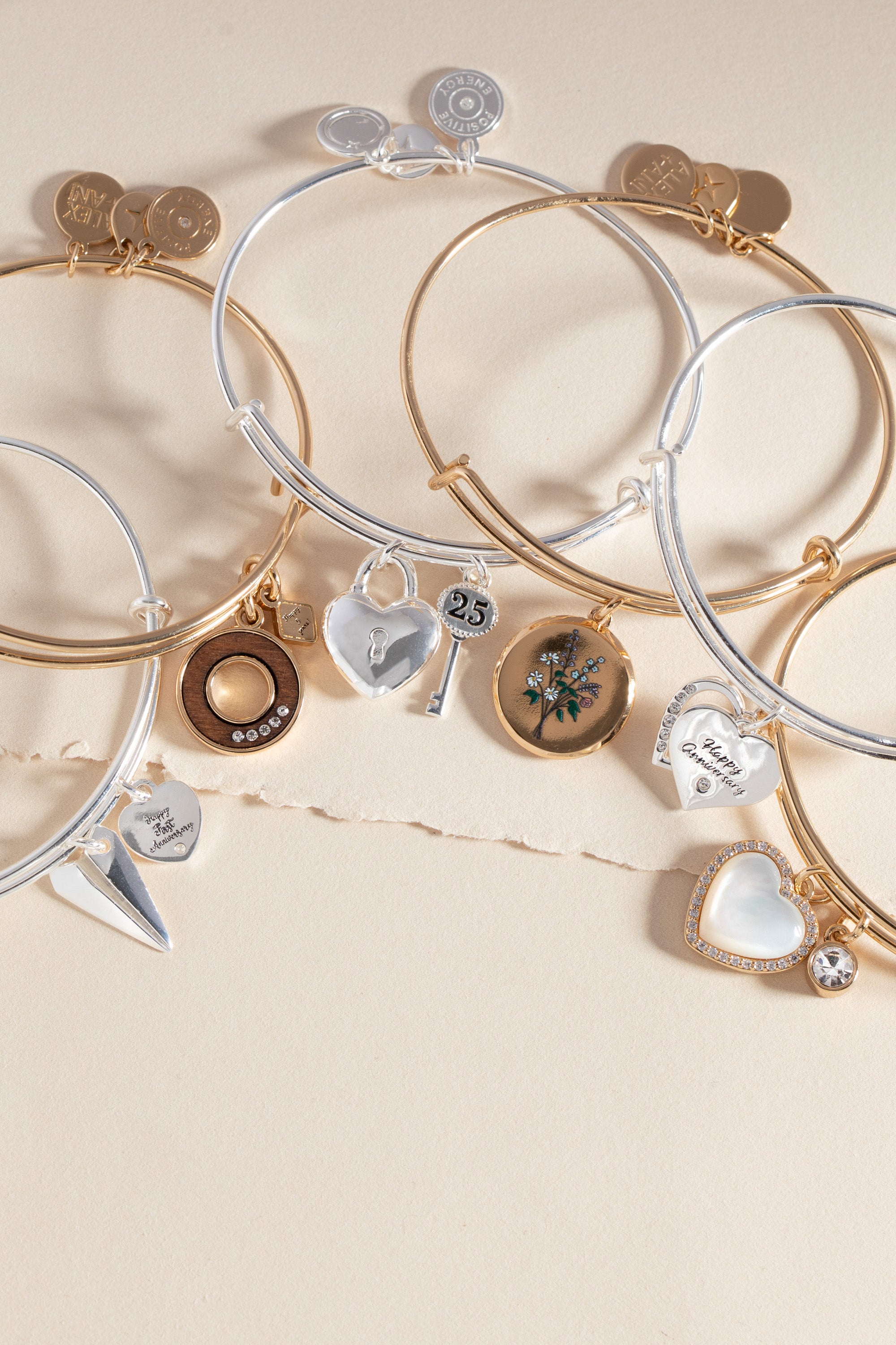 First Anniversary Bangle - Elegant & Durable Jewelry for Women | Perfect Gift for 1st Wedding Anniversary, Valentine's Day & Special Occasions