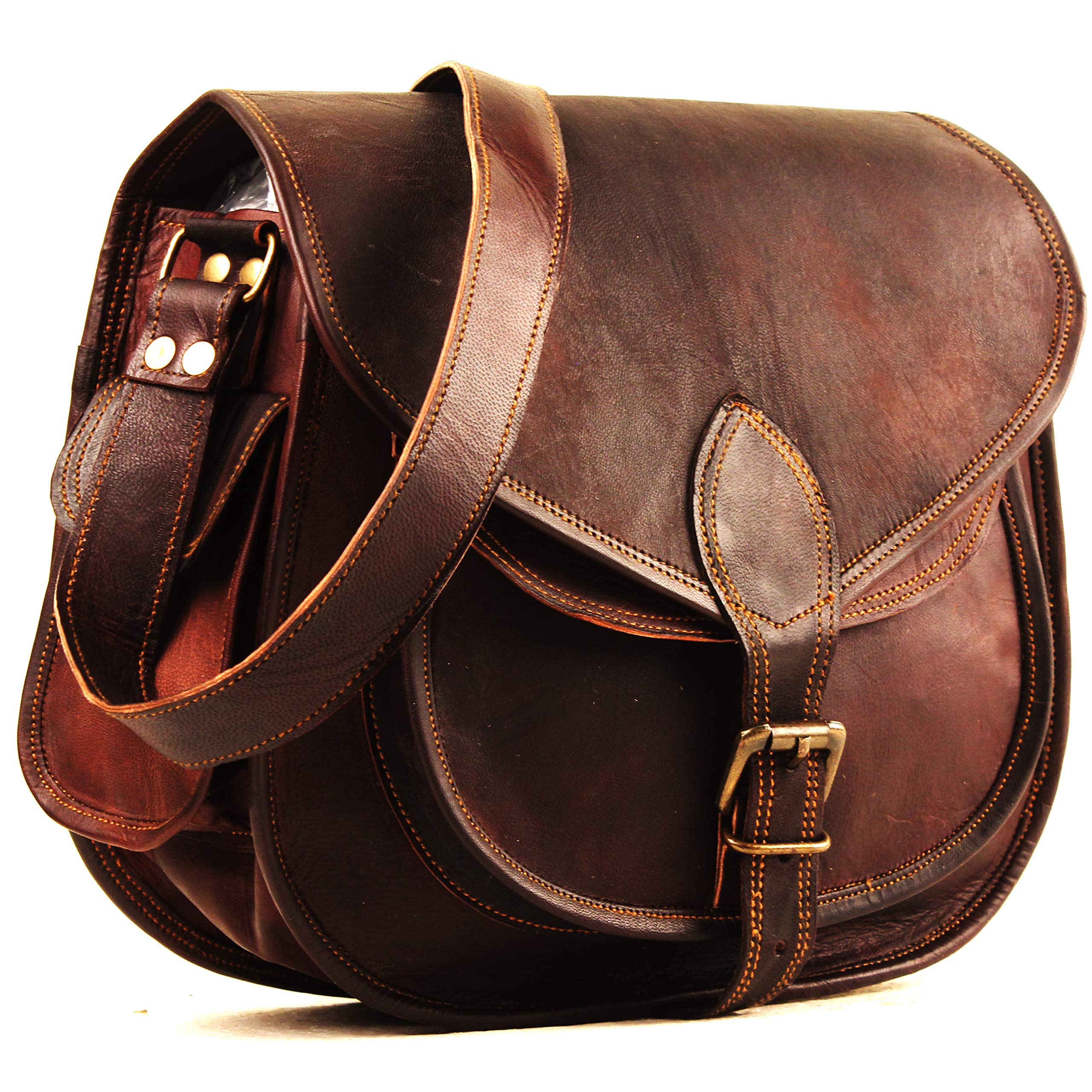 **Vintage Leather Crossbody Bags for Women - Small Leather Purses & Handbags, Stylish Satchel & Diaper Bag - Perfect for Daily Use, Travel & Shopping**