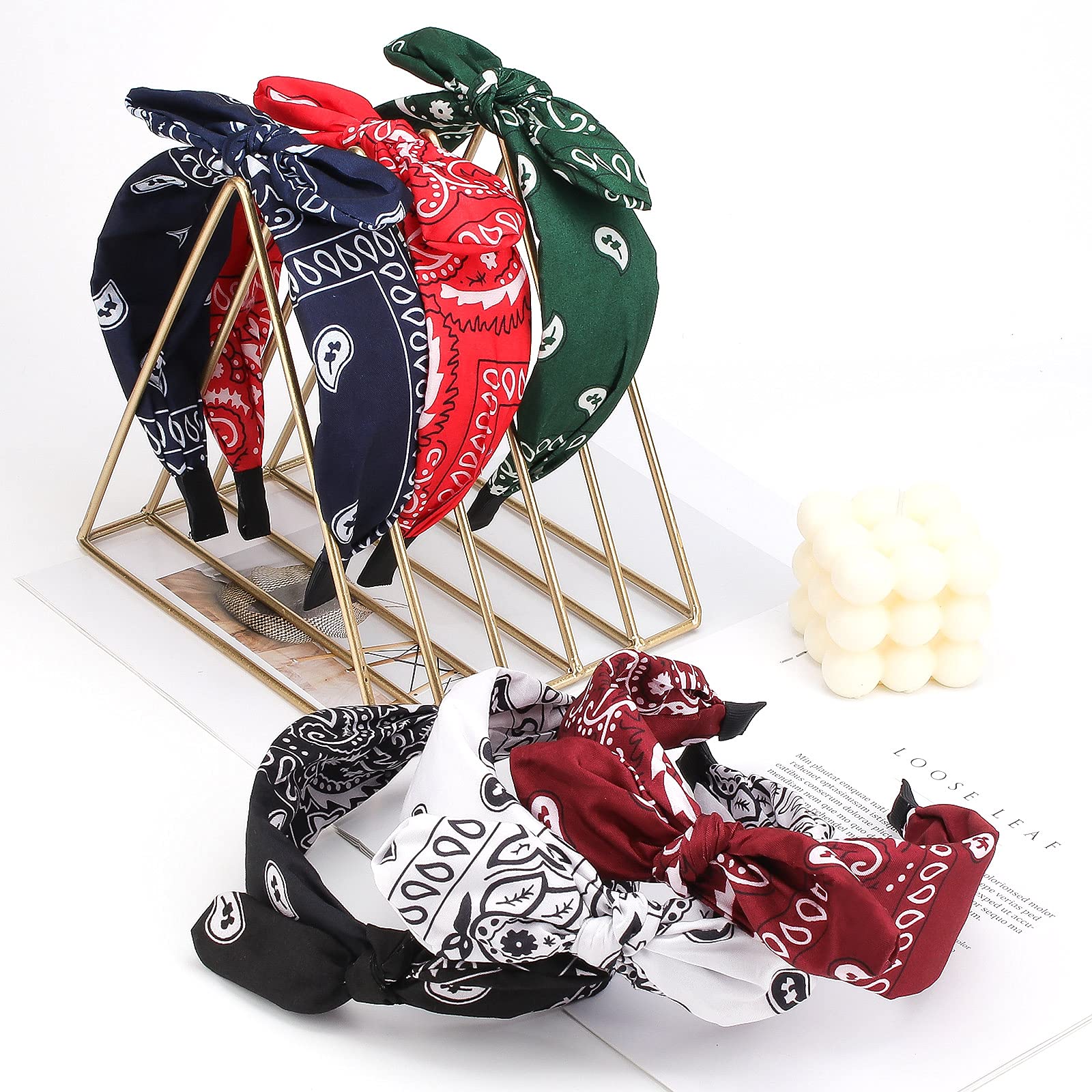 Jaciya Women's Fashion Headbands - Non-Slip Hair Bands for Women & Girls | Stylish Diademas Para Mujer | Perfect for Workouts, Yoga, and Everyday Wear