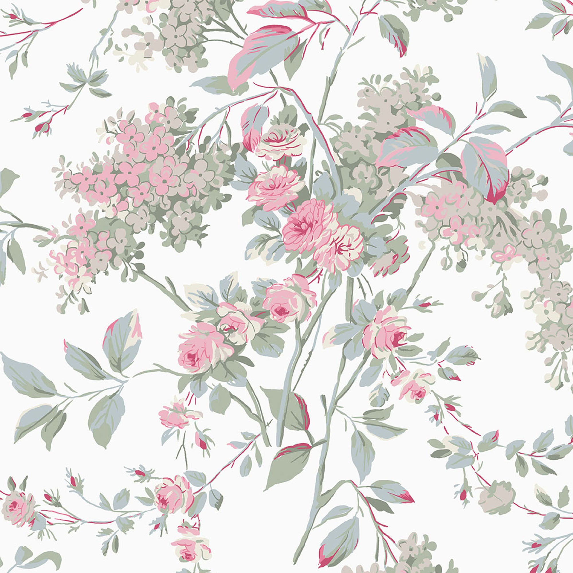 Chelsea White Wallpaper - Self-Adhesive Peel and Stick Wallpaper for Home Decor, Bedroom, Living Room, Bathroom | Easy to Install & Removable