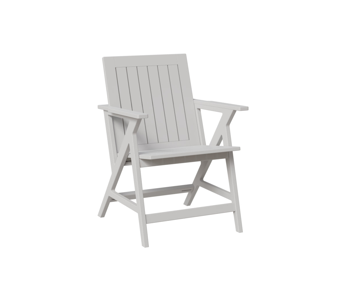 Berlin Gardens Kinsley Dining Arm Chair - Comfortable Patio & Outdoor Dining Chair for Garden, Deck, and Backyard Use