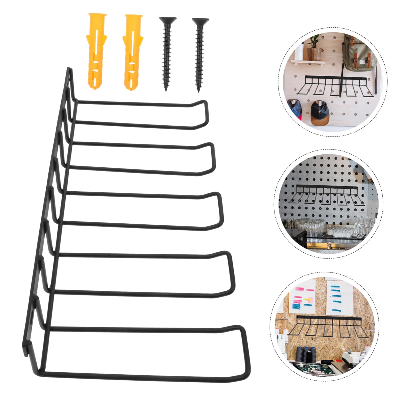Veemoon Heavy Duty Wall Mount Power Tool Organizer - Drill & Tool Storage Rack for Garage, Workshop & DIY Projects - Durable Metal Shelf for Screwdrivers, Wrenches & Hammers