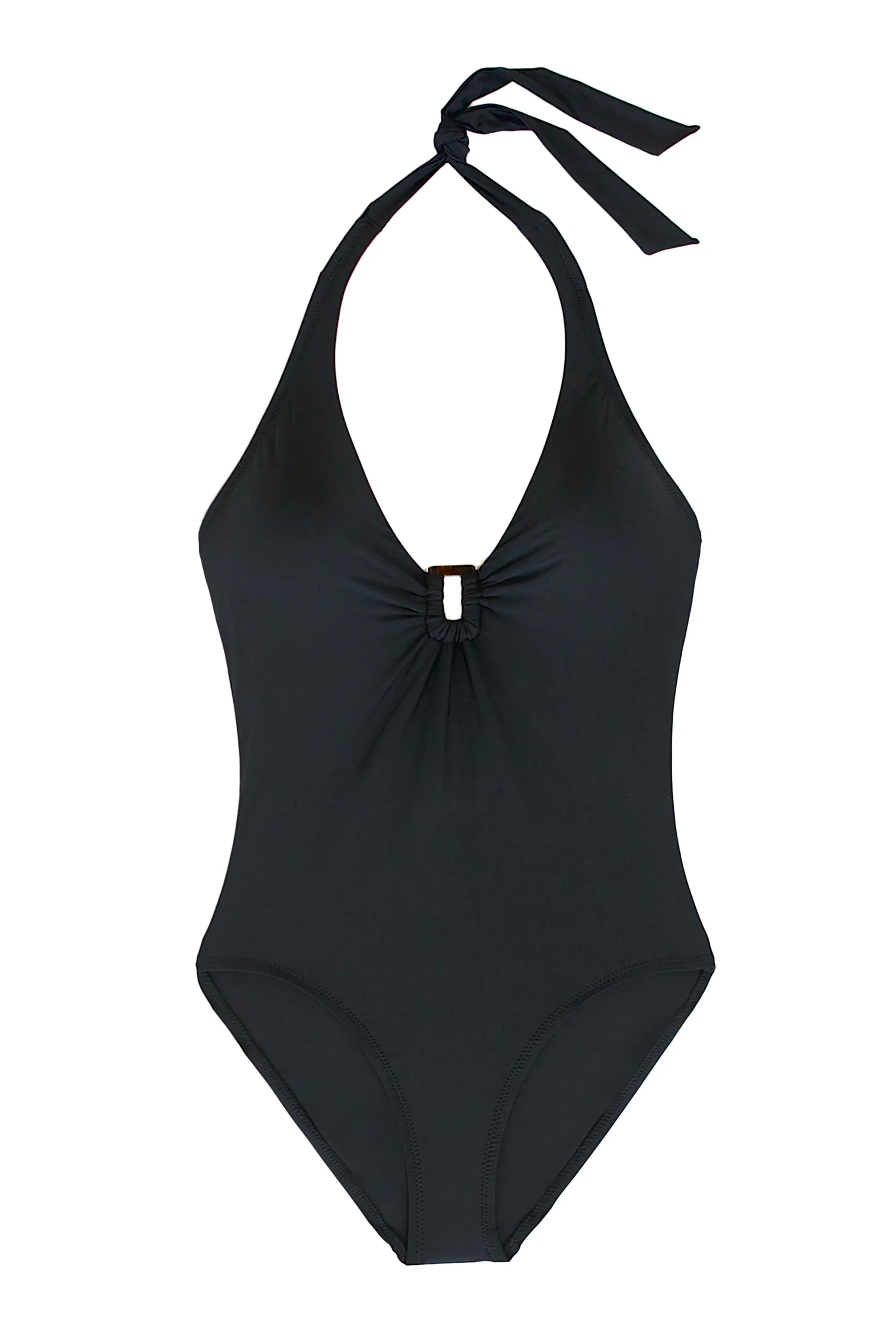 Plunge Tortoise One Piece Swimsuit | Black | Stylish & Comfortable for Beach, Pool & Summer Vacations