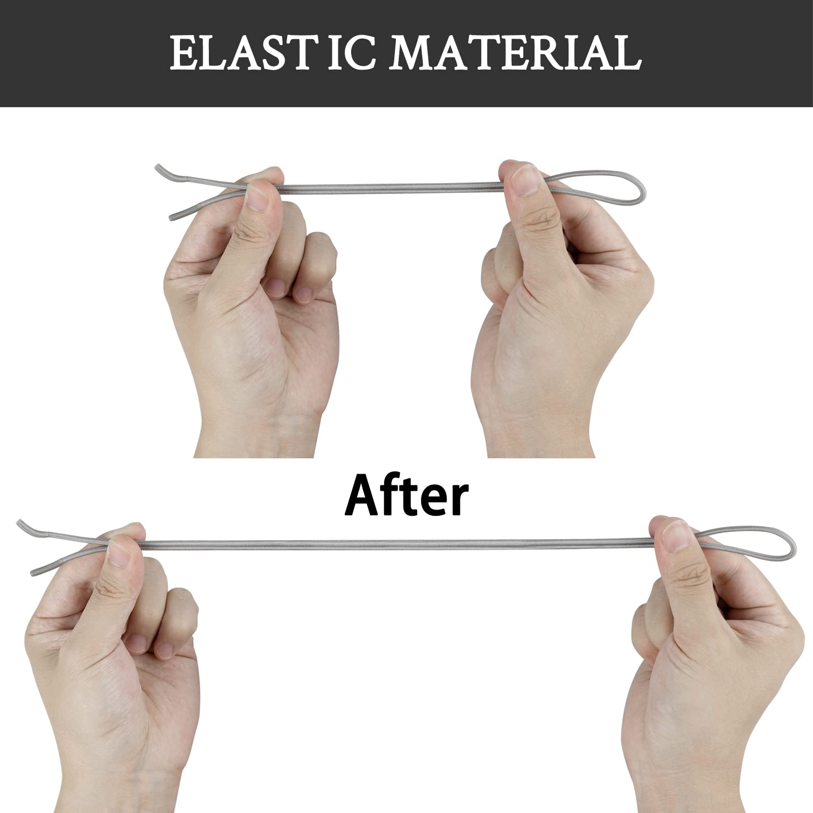 2 Pairs of Elastic Shoelaces for Hey Dude Shoes - No-Tie Replacement Laces for Comfort & Style - Perfect for Casual Wear, Travel, and Everyday Use