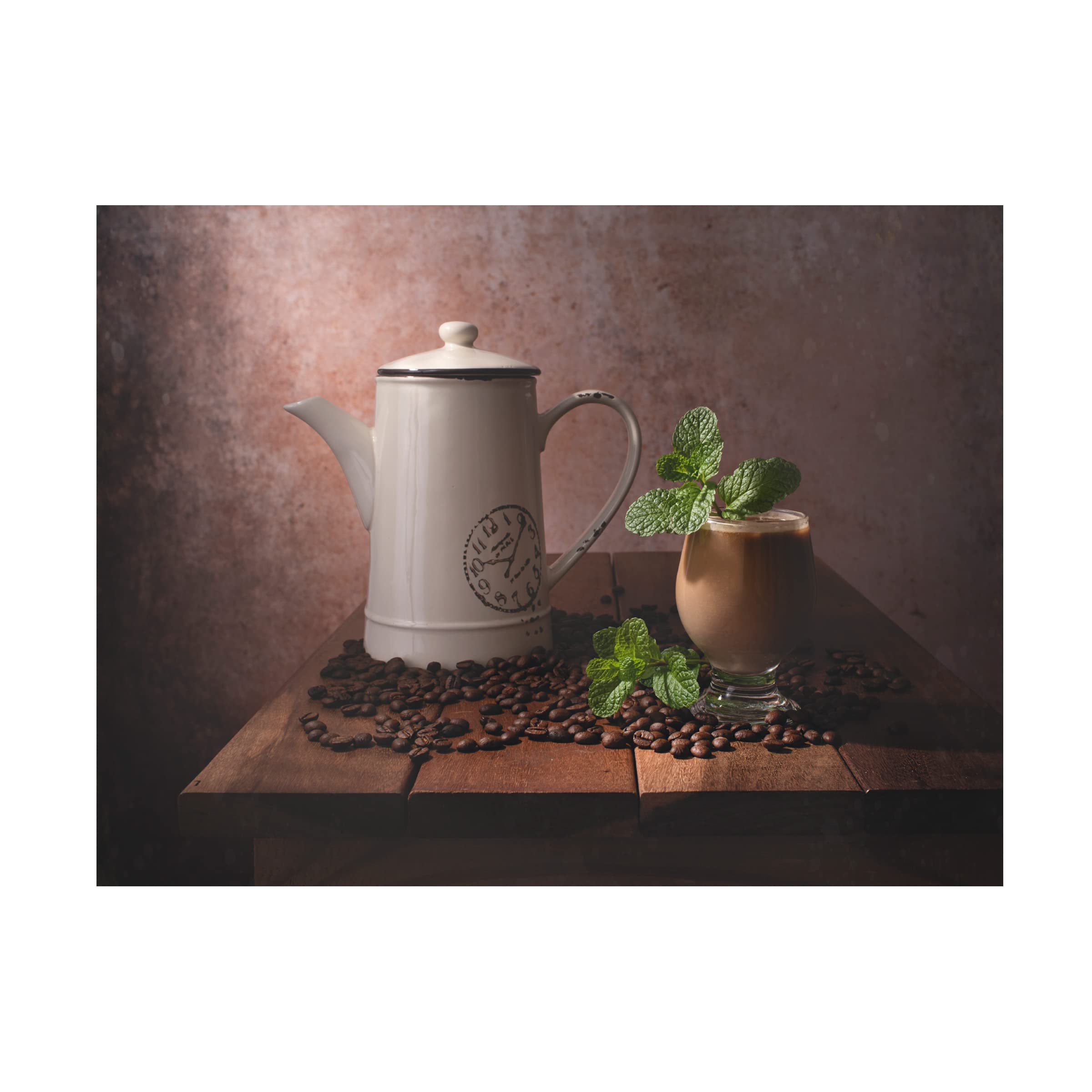 Trademark Fine Art 'Delicious Drink' Canvas Wall Art by Margareth Perfoncio - Vibrant Kitchen Decor & Dining Room Painting for Coffee Lovers