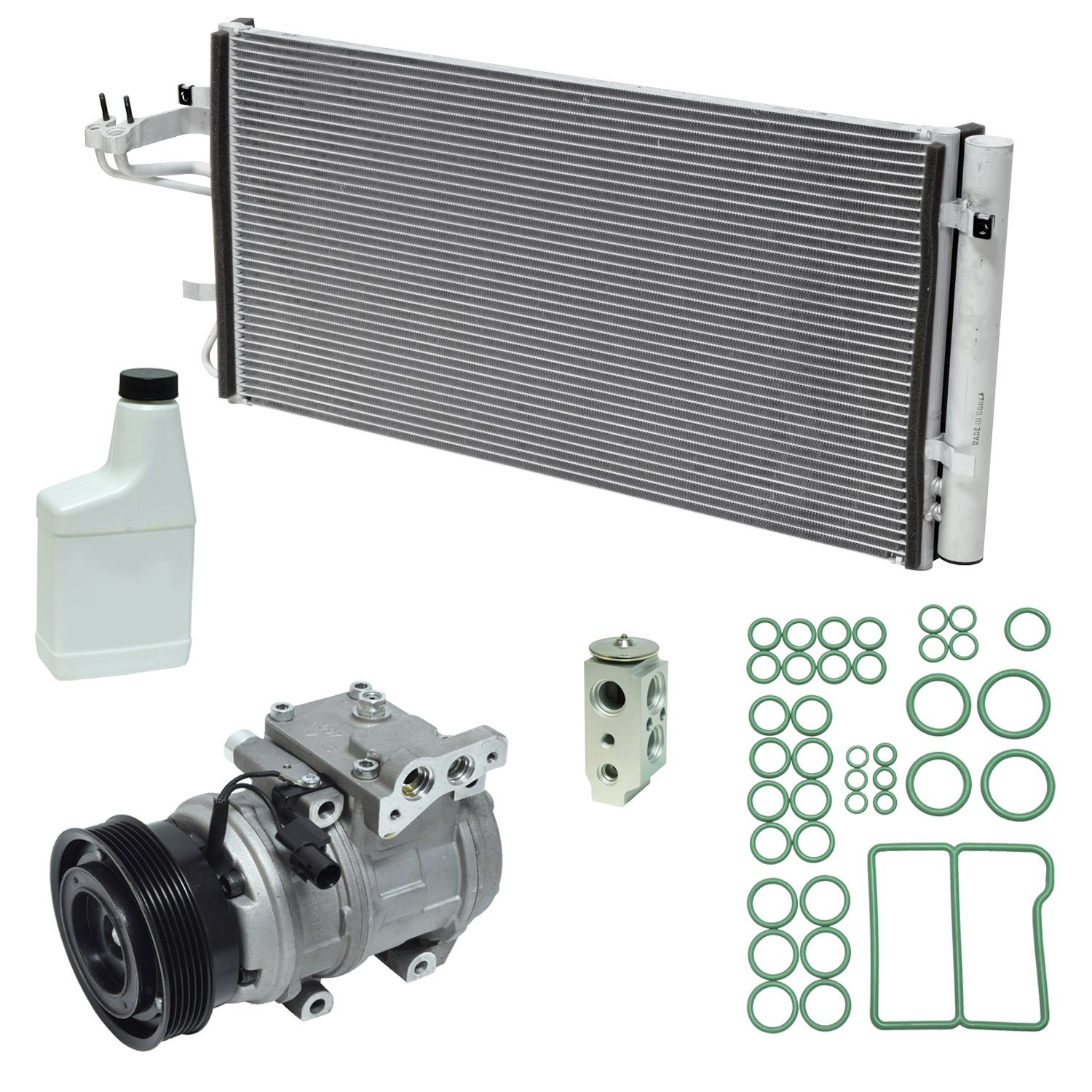 UAC KT 4964B AC Compressor and Component Kit - Replacement for Car Air Conditioning System - Perfect for DIY Auto Repair & AC Maintenance