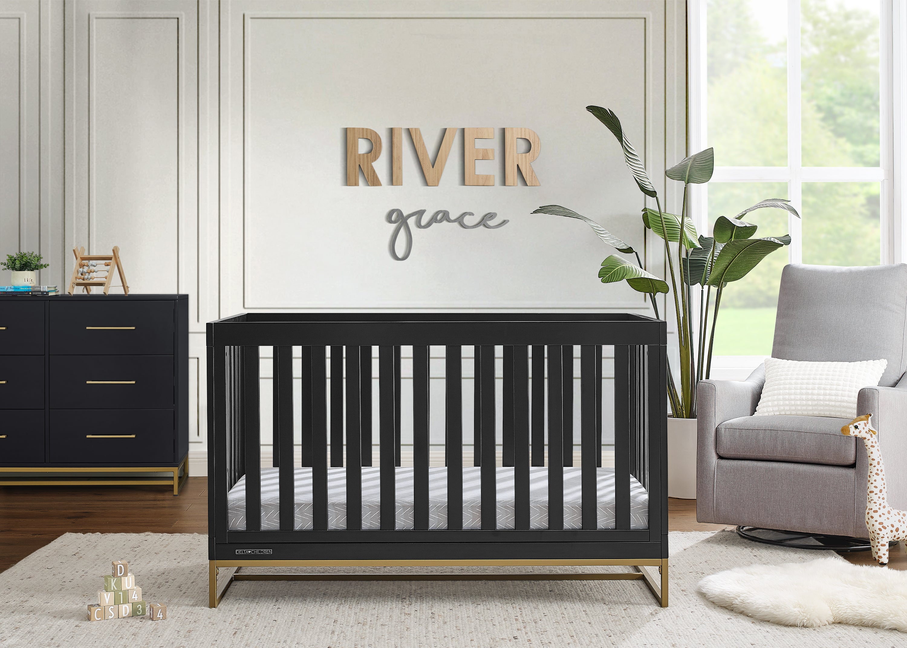 Elegant Jade 6-Drawer Dresser with Interlocking Drawers - Perfect for Bedroom, Nursery, or Dorm Organization & Storage