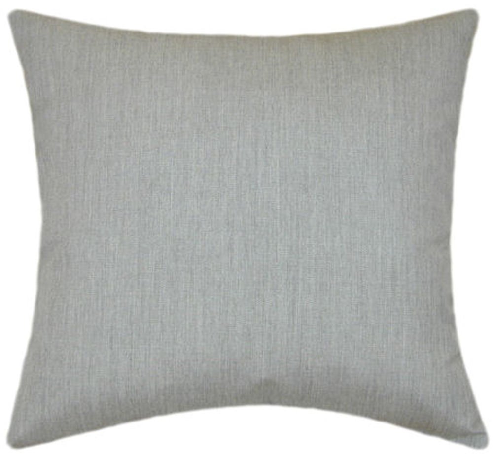 TPO Design Sunbrella® Granite Indoor/Outdoor Solid Patio Pillow 16x16 - Waterproof & UV Resistant Cushion for Deck, Poolside, Porch & Garden Furniture