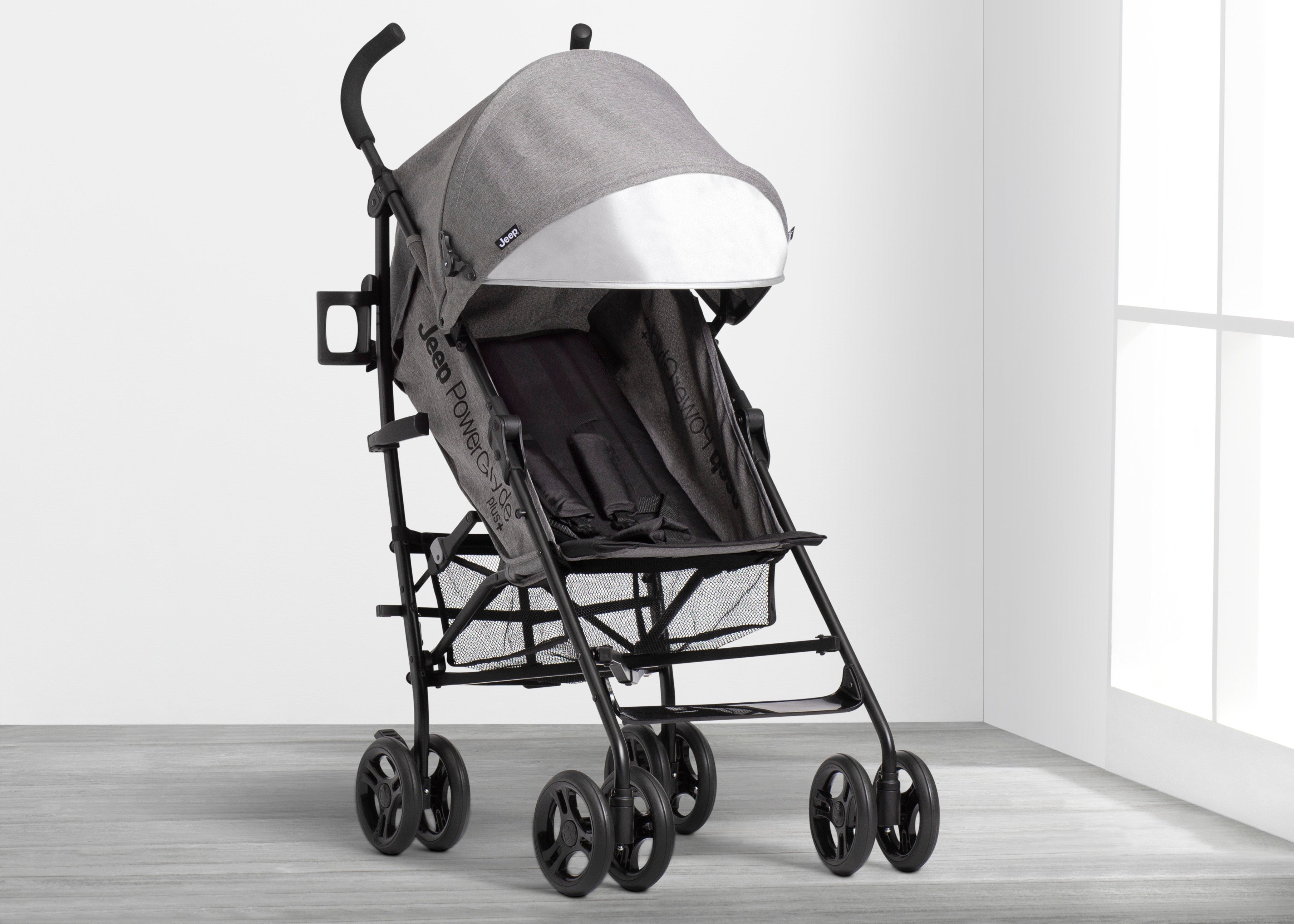 Jeep PowerGlyde Plus Stroller - Lightweight Compact Travel Stroller for Toddlers | Perfect for Air Travel, Shopping & Outdoor Adventures