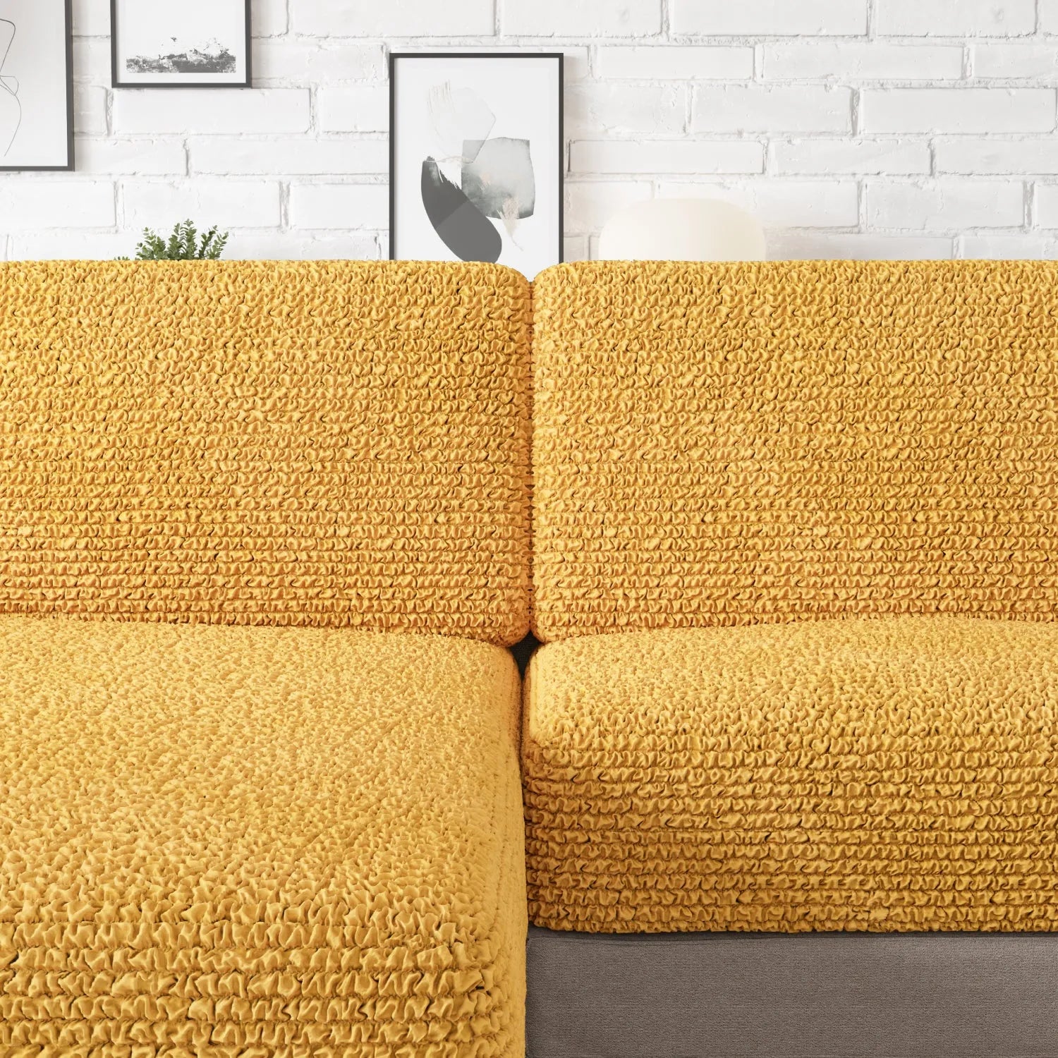 Premium Microfiber Chaise Lounge Seat Cushion Cover - Soft, Durable & Washable - Perfect for Living Room, Patio or Outdoor Furniture Protection