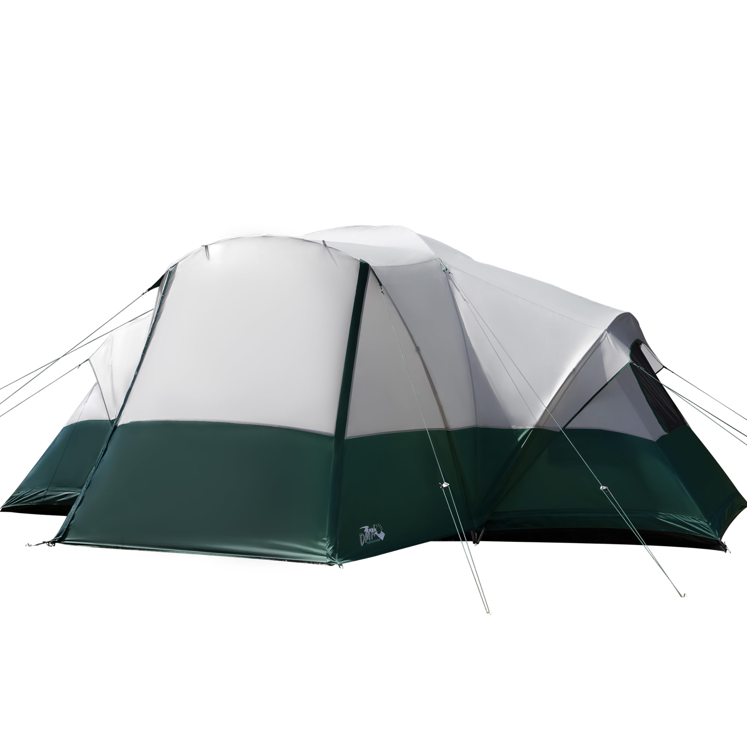 8/10/11 Person Family Camping Tent with Porch & Rainfly - Spacious Waterproof Dome Tent for Outdoor Adventures | Includes Windproof Ropes & Large Vestibule | Perfect for Family Camping Trips, Backpacking & Music Festivals
