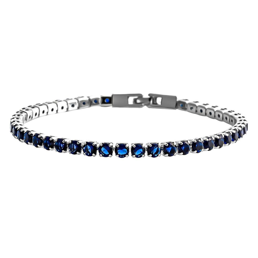 Trendy Cubic Zirconia Tennis Bracelet for Women - 8