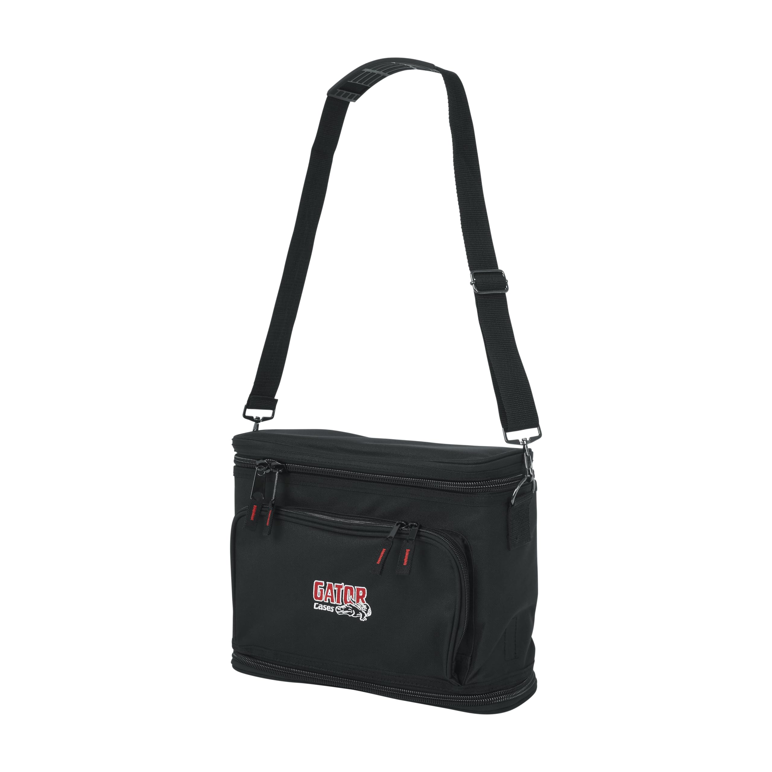 Gator Cases GM-1W Padded Nylon Carry Bag for Single Wireless Microphone System - Secure Storage for Receiver, Body Pack & Mic with Antenna - Perfect for Live Performances, Studio Sessions & Traveling Musicians