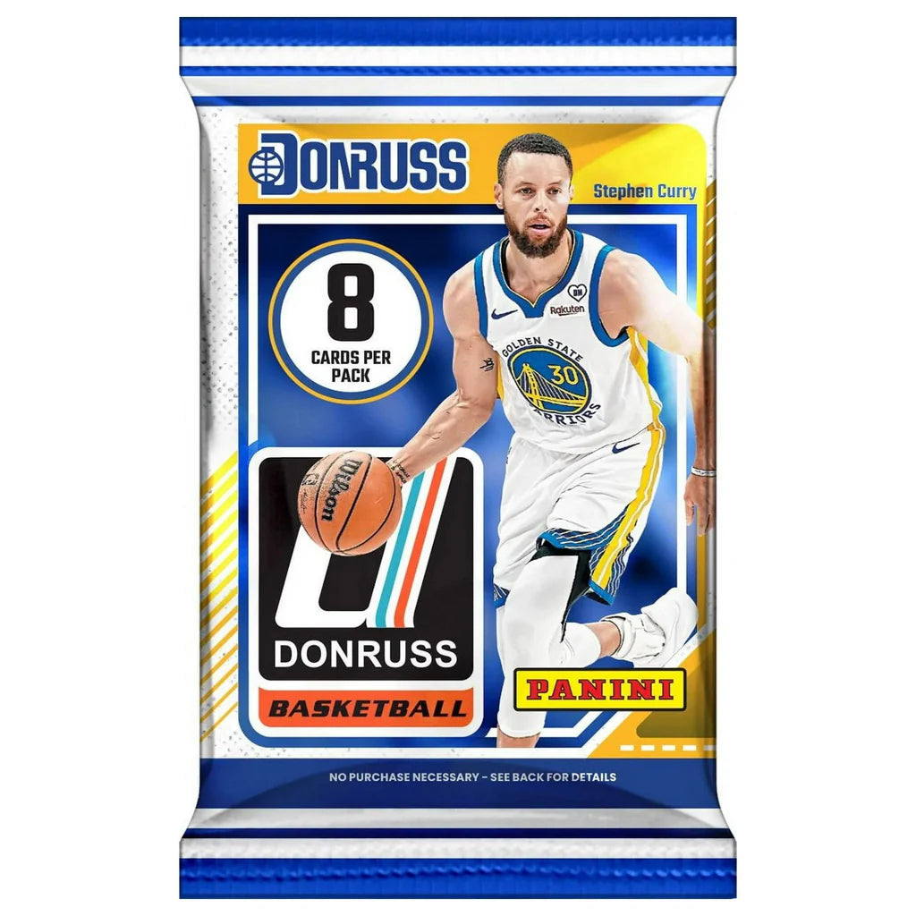 2024 Panini Donruss Basketball Retail Box - 25 Packs - Collectible NBA Trading Cards for Fans & Investors - Perfect for Game Nights, Gifts, and Card Collections