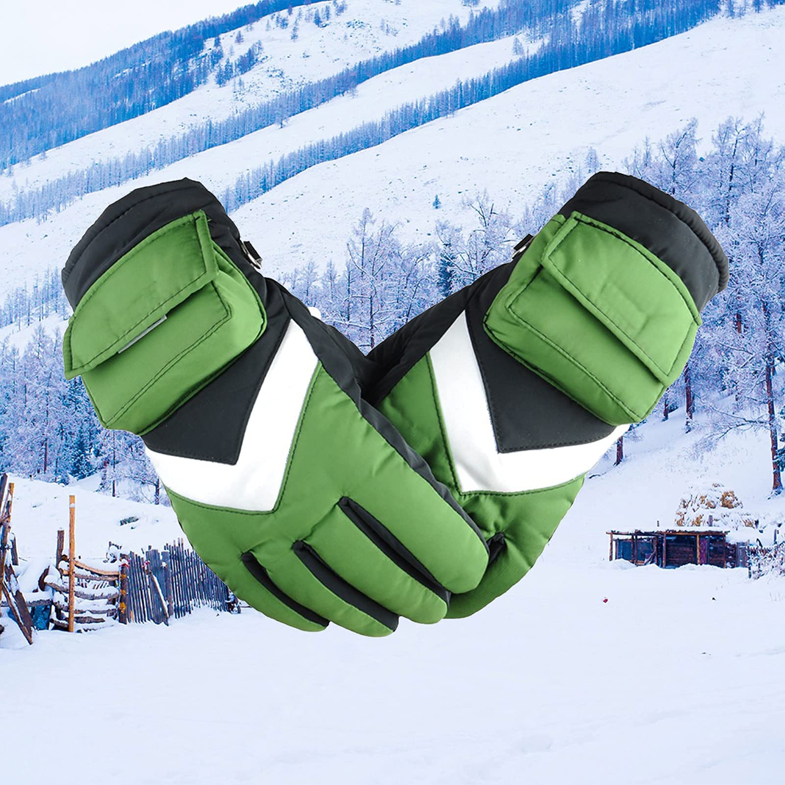 Electric Heated Gloves for Women & Men - Battery Powered Waterproof Thermal Winter Gloves for Outdoor Activities - Perfect for Camping, Hiking, Hunting & Cold Weather Adventures