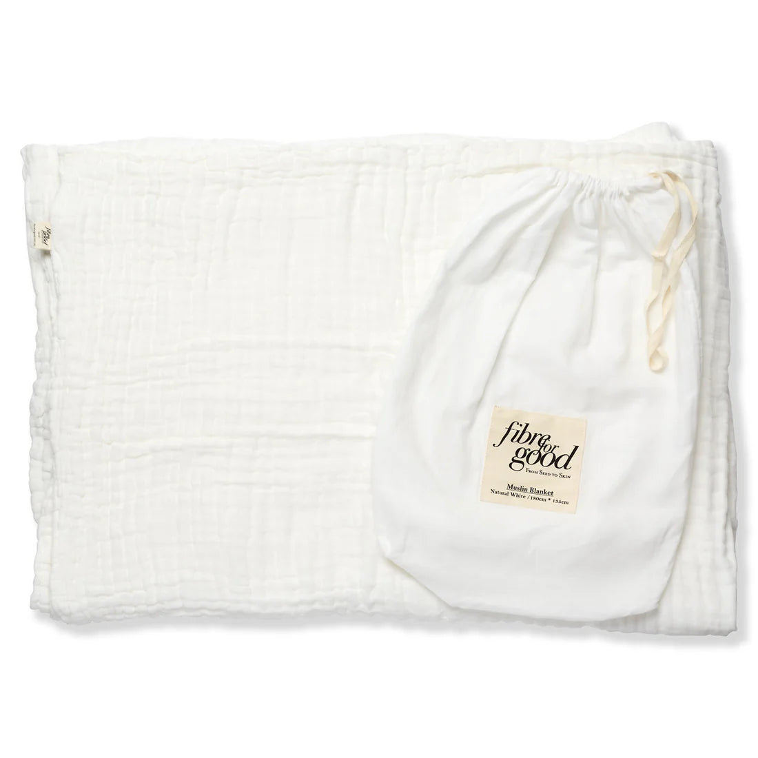 Soft and Breathable Cotton Muslin Blanket for Babies | Organic Fibre for Good Swaddle Wrap | Perfect for Nursery, Swaddling & Stroller Use