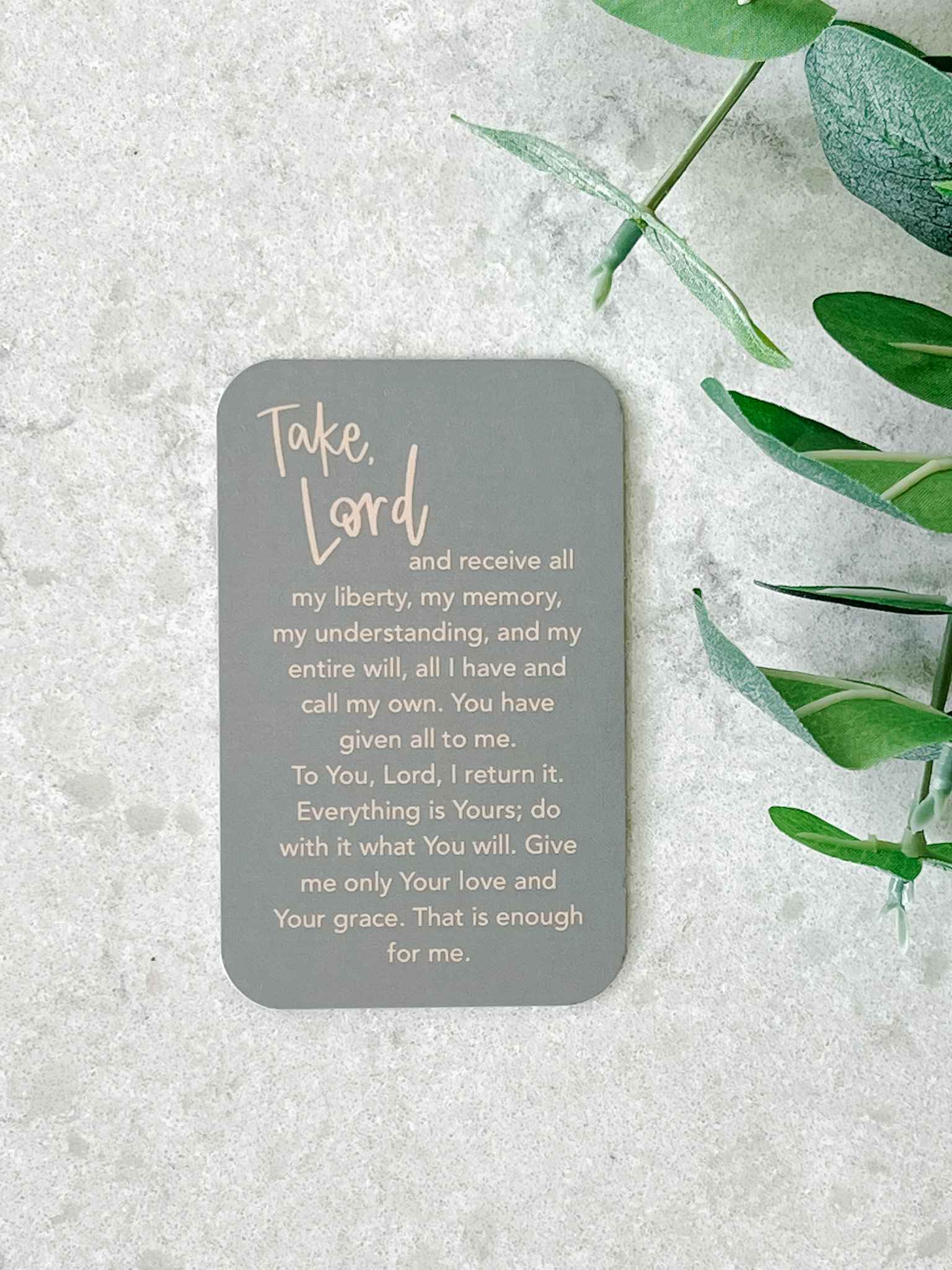 Sucipe Prayer Card - Religious Keepsake for Devotion, Worship & Spiritual Reflection | Perfect for Church, Bible Study & Personal Prayer Time