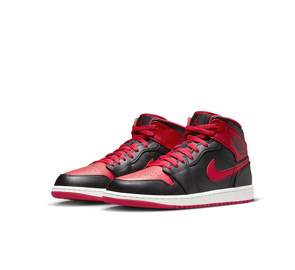 AIR JORDAN 1 MID Basketball Shoes for Men - Retro Style Sneakers with Cushioned Sole - Perfect for Casual Wear, Street Fashion & Basketball Games