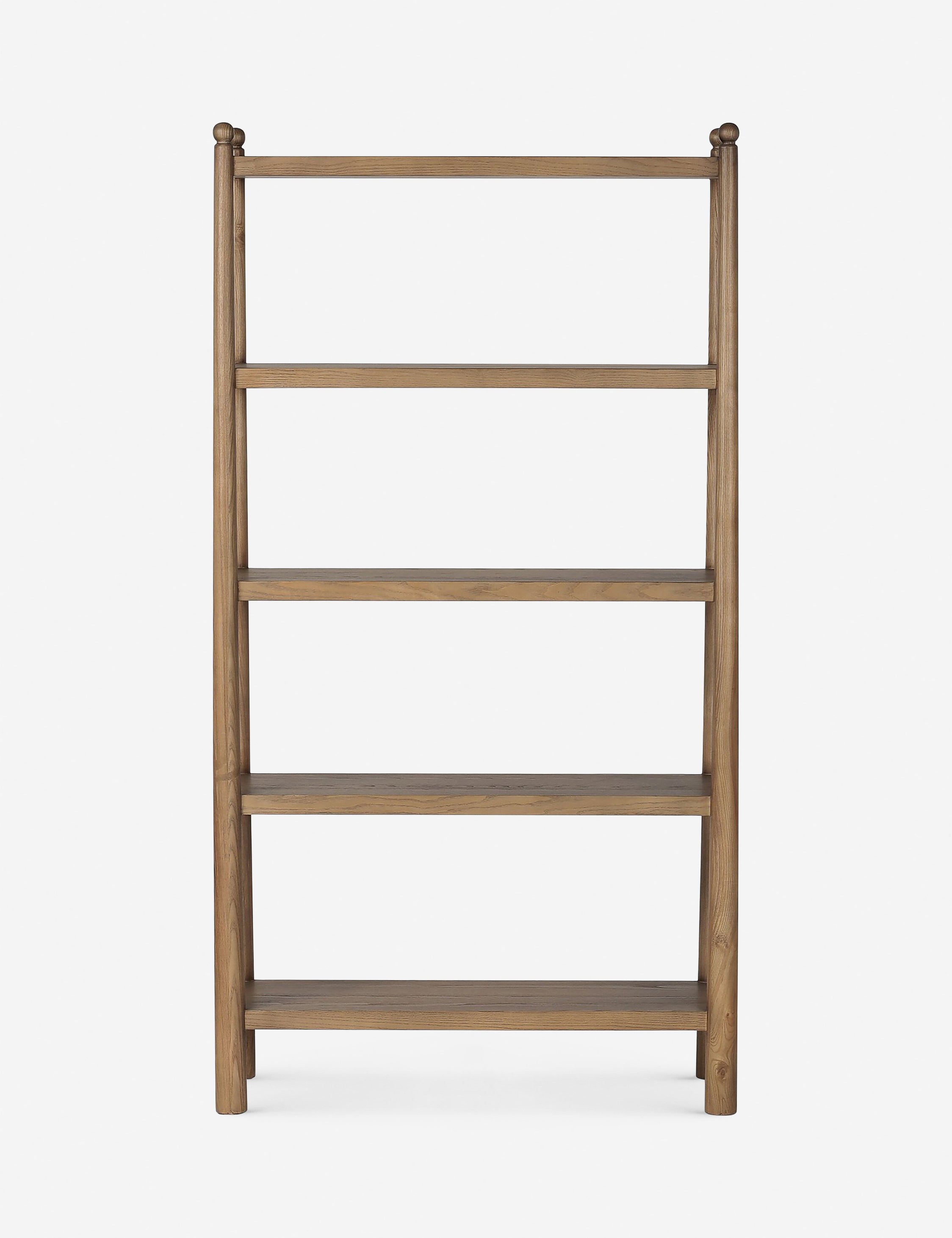 Eldridge Bookcase by Amber Lewis x Four Hands - Modern Wooden Bookshelf for Home & Office - Perfect for Living Room, Bedroom, or Study Organization