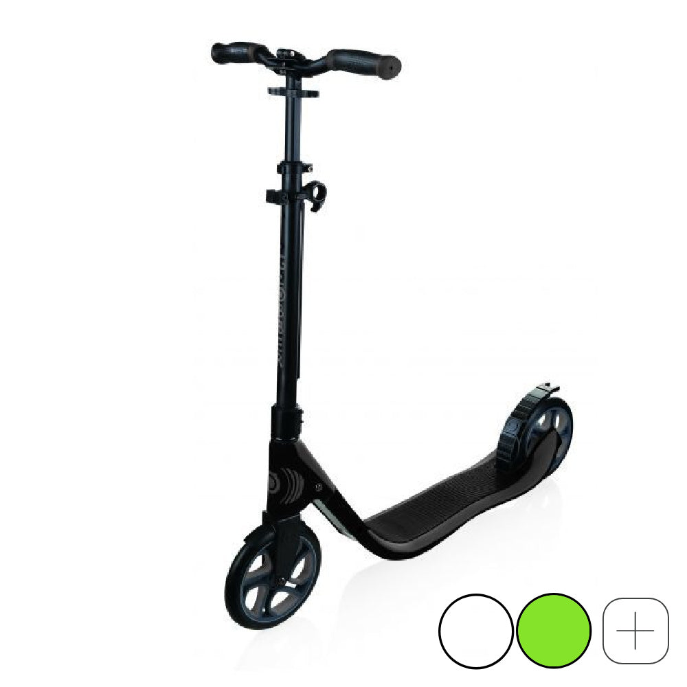 Globber NL 205 Folding Kick Scooter for Adults - Commuter & Urban Travel, Lightweight Aluminum Frame, Smooth Ride for City Streets & Daily Commute
