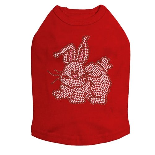 Easter Bunny Rhinestone Dog Tank Top - Sparkling Pet Apparel for Small & Medium Dogs - Perfect for Easter Parties, Pet Photos & Holiday Celebrations