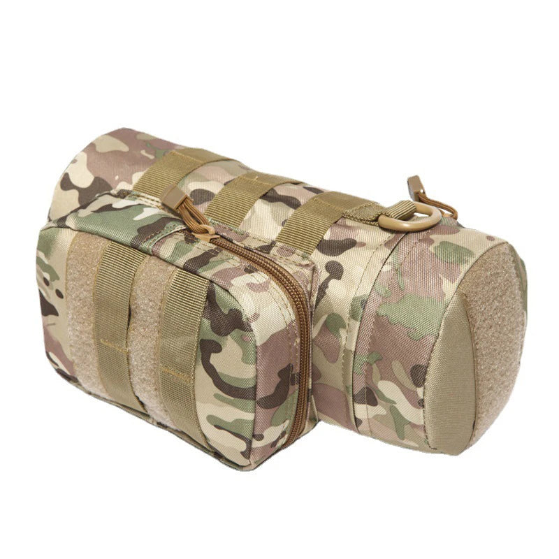 Tactical MOLLE Water Bottle Pouch with Adjustable Detachable Strap - Perfect for Hiking, Camping, and Outdoor Adventures