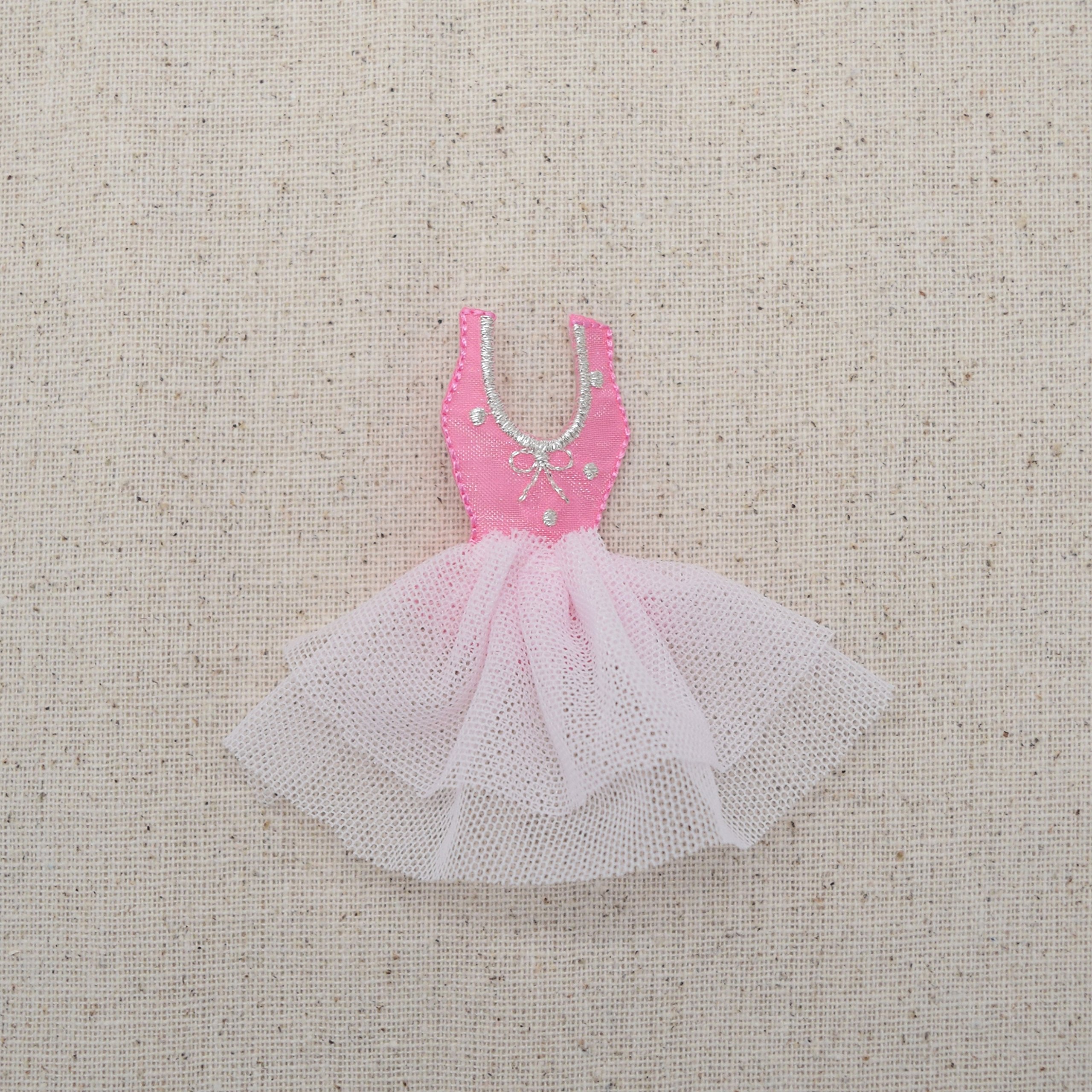 Pink Tutu Dress for Ballet - Embroidered Iron-On Patch - Dance Costume for Kids & Adults - Perfect for Recitals, Performances, and Dance Classes