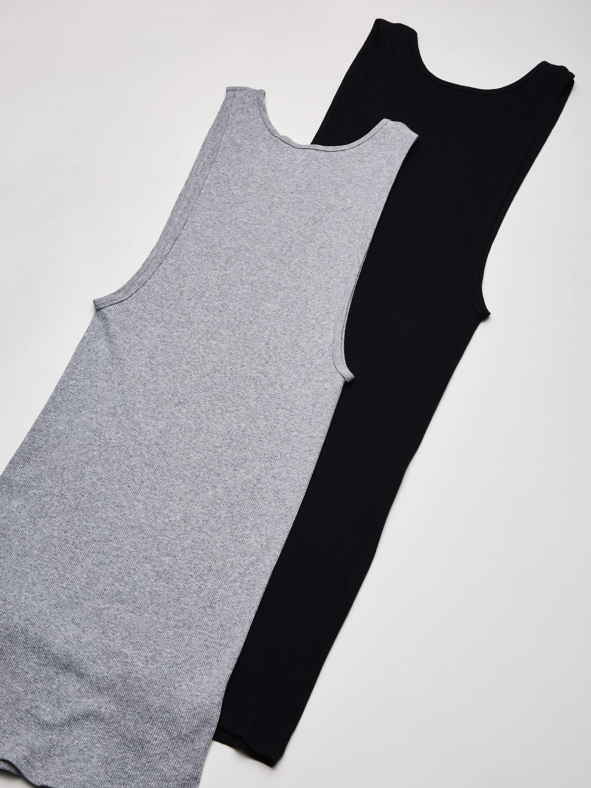 Fruit of the Loom Men's A-Shirt Undershirts 2-Pack - Comfortable Cotton Tank Tops for Casual Wear, Gym & Layering