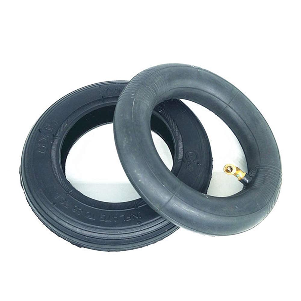 JYCCH 6X1 1/4 Inch Explosion-Proof Solid Tires for Electric Scooters - Non-Slip, Wear-Resistant, Easy to Install - Compatible with 6-Inch Mini Scooters - Perfect for Commuting, Campus Travel & Urban Mobility