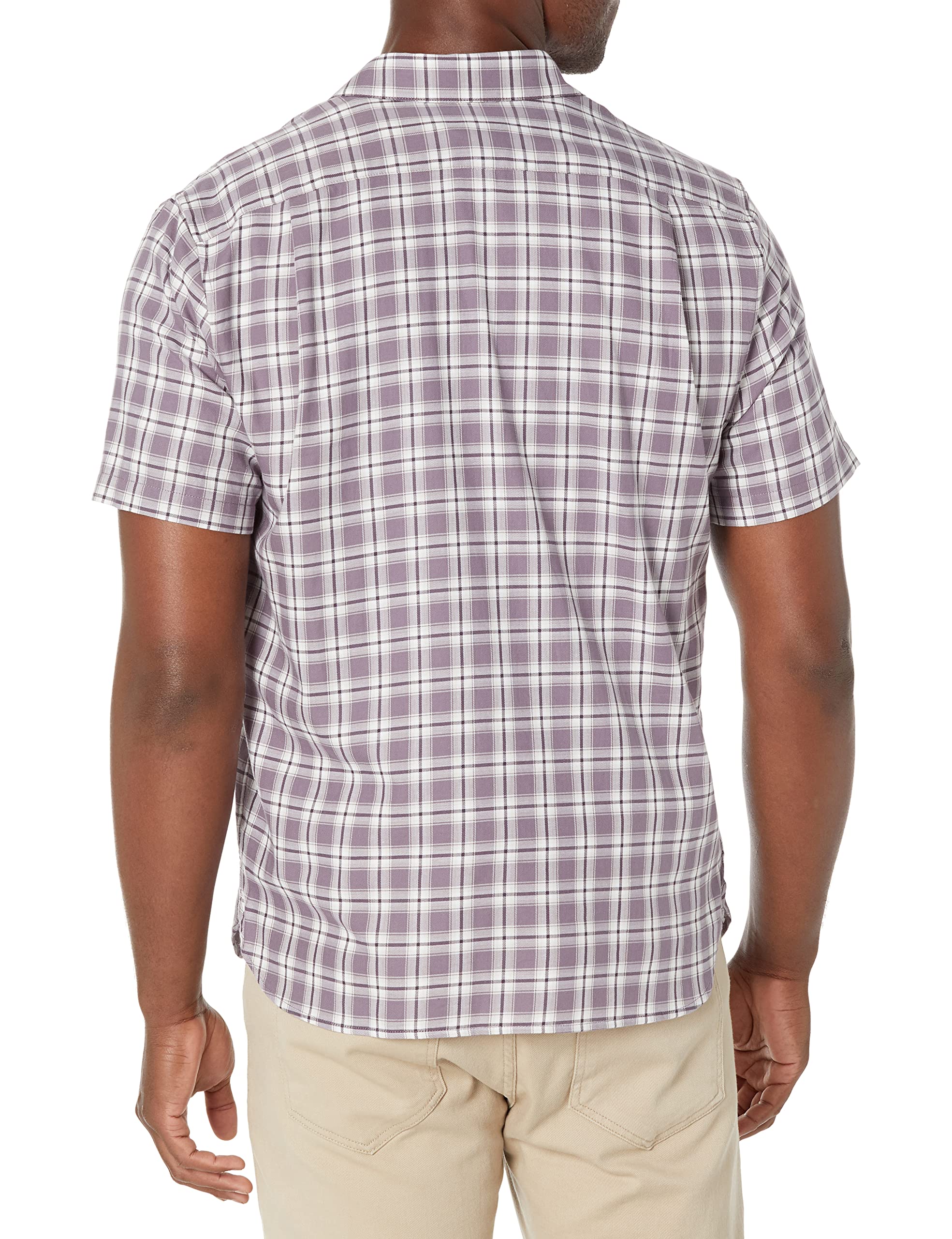 Vince Men's Waterfront Plaid Shirt | Classic Casual Button Down Shirt for Men | Perfect for Outdoor Activities, Date Nights & Office Wear