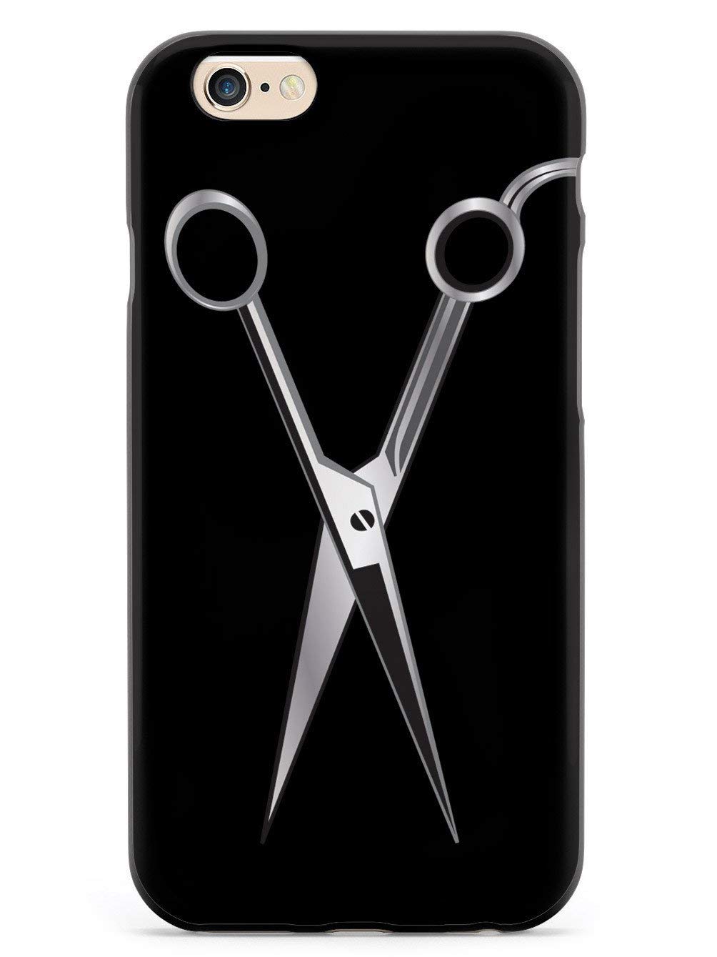 3D Textured Protective Phone Case Compatible with iPhone 6/6s - Hairstylist & Barber Scissors Design - Durable Shockproof Cover for Apple iPhone 6/6s - Perfect Gift for Hairdressers & Salon Professionals