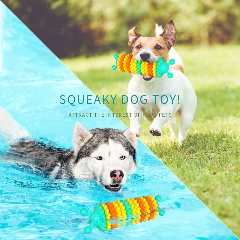 **Durable Indestructible Dog Chew Toys for Aggressive Chewers – Rubber Teeth Cleaning Chew Toys for Small, Medium & Large Breed Dogs – Interactive Puppy Training Toys for Outdoor Play – Blue**    *(Great for teething puppies, aggressive chewers, and interactive training sessions!)*
