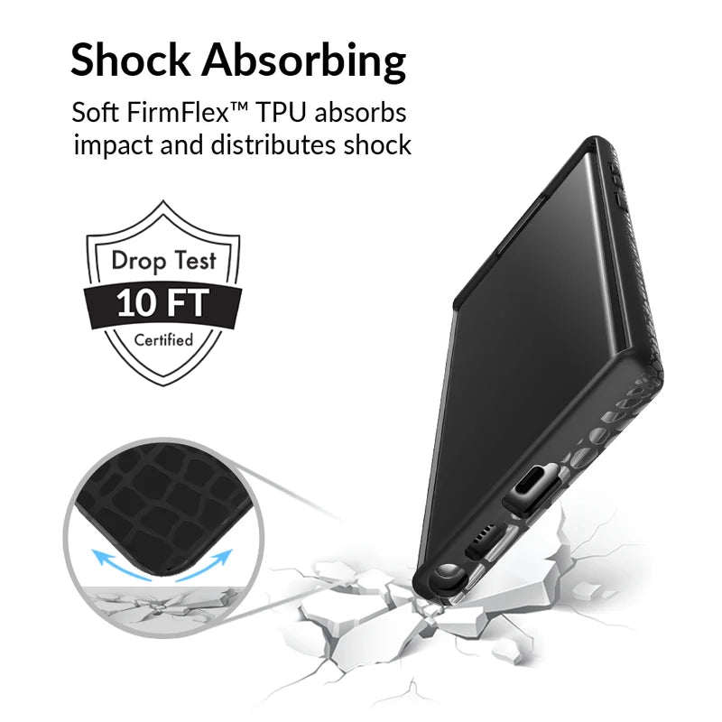 Samsung Galaxy Phone Case - Durable Black Crocodile Pattern Cover with Shockproof Protection - Perfect for Work, Travel, and Everyday Use
