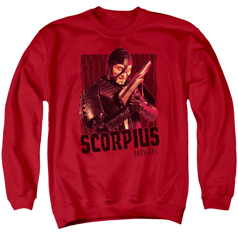 Farscape Scorpius Crewneck Sweatshirt for Men & Women | Sci-Fi TV Show Merch | Comfortable Unisex Pullover for Cosplay, Gifts & Casual Wear