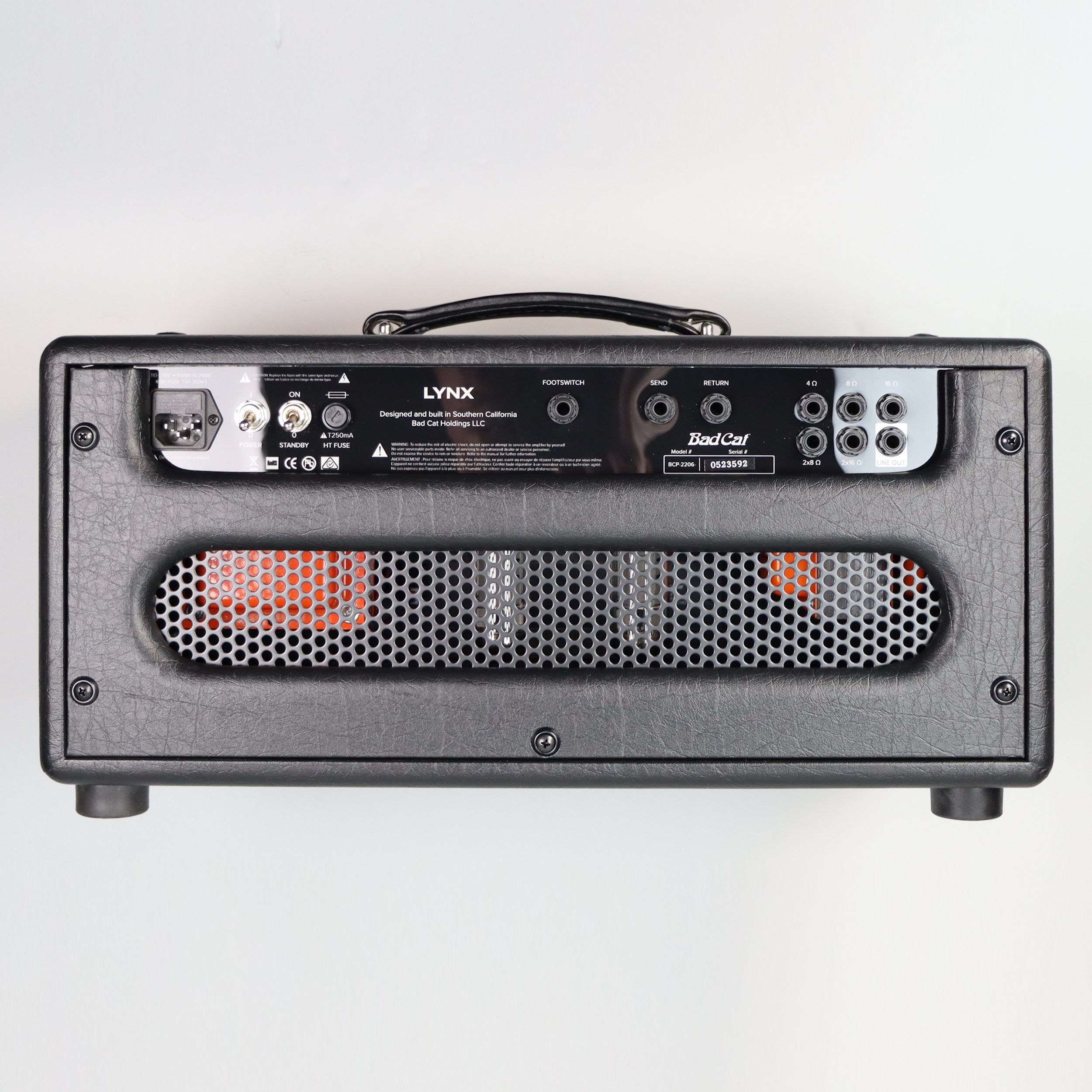 Bad Cat Lynx 50W Tube Guitar Amp Head - High Power Amplifier for Professional Musicians & Live Performances | Perfect for Rock, Blues & Studio Recording