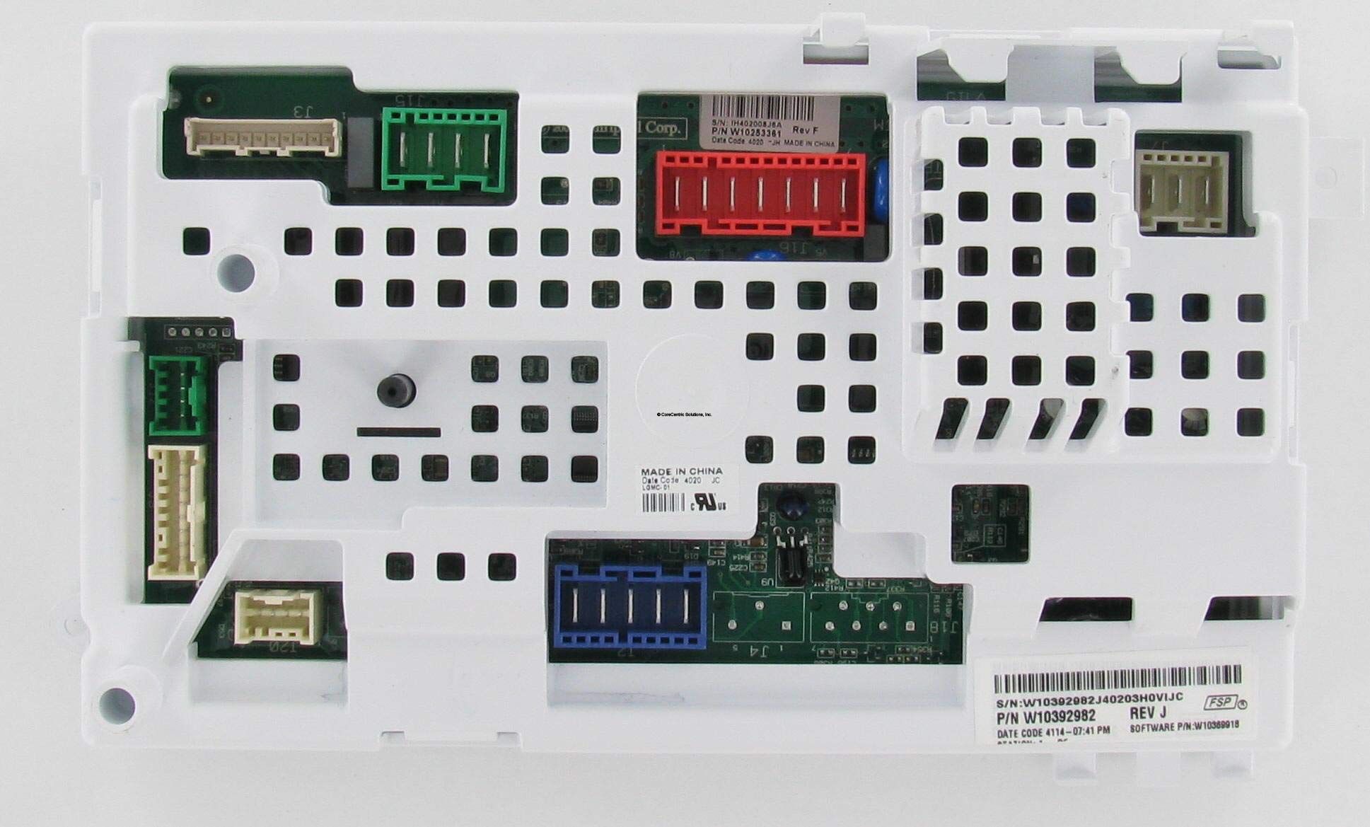 CoreCentric Remanufactured Washing Machine Control Board Replacement for Whirlpool W10392982 - Compatible with Top Load Washers, DIY Repair Solution for Home Laundry Appliances
